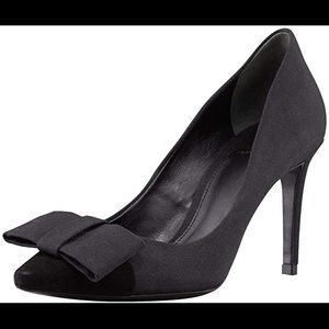 Tory Burch Aria Grosgrain Bow Pump 8M Black